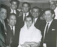 shankar jaikishan and artists with indira gandhi shown to user