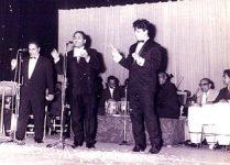 Mohd Rafi with music directors Shankar - Jaikishan shown to user